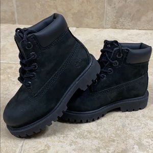 Toddler Black Timberland Boots